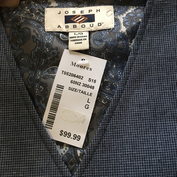 NWT Joseph Abboud Vest - Picture 2 of 3